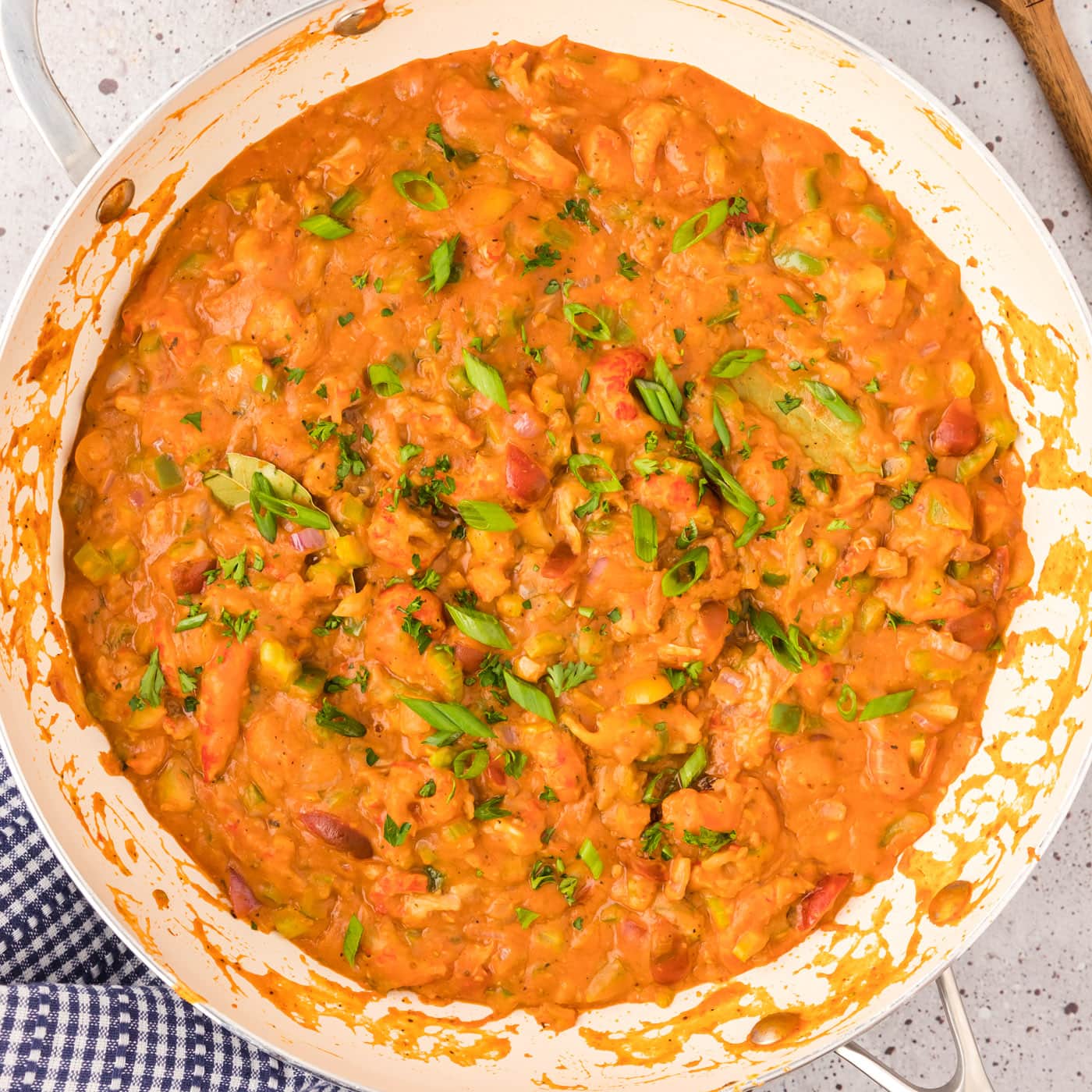 Skillet of Crawfish Etoufee