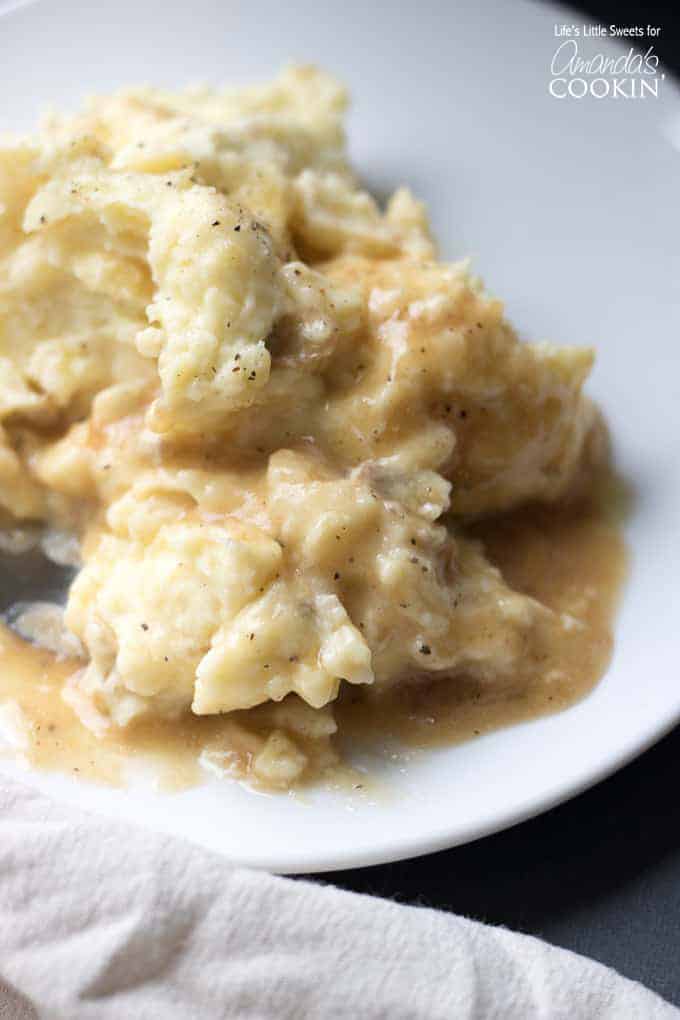 Creamy Traditional Mashed Potatoes final shot