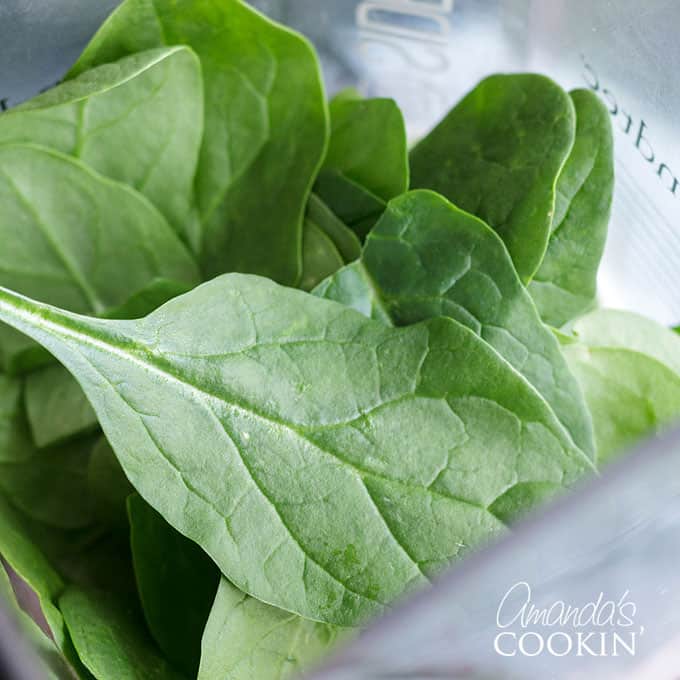 spinach for a green smoothie