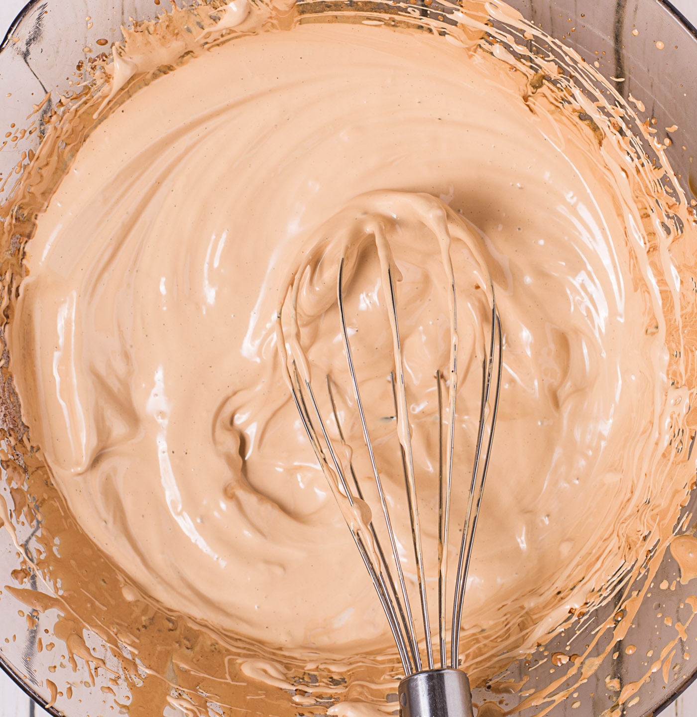 whipped coffee in a bowl