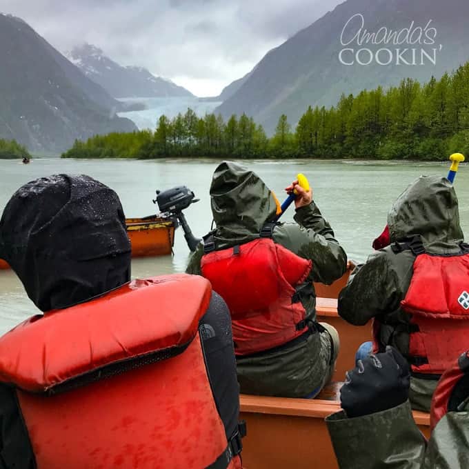 Davidson Glacier canoe tour Skagway, Alaska