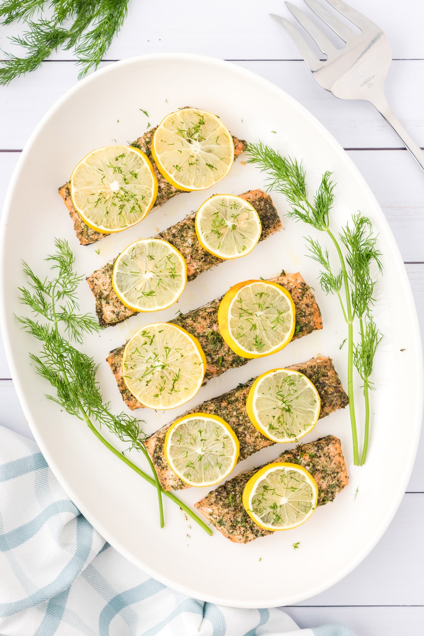 Platter of Dill Salmon