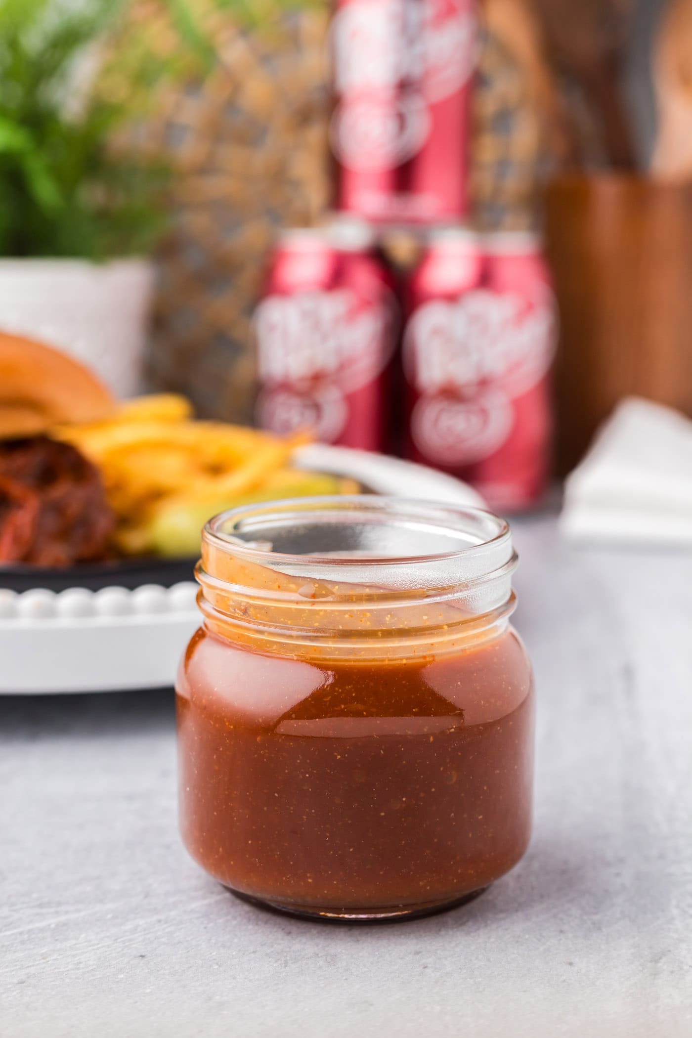 Jar of Dr Pepper Barbecue Sauce