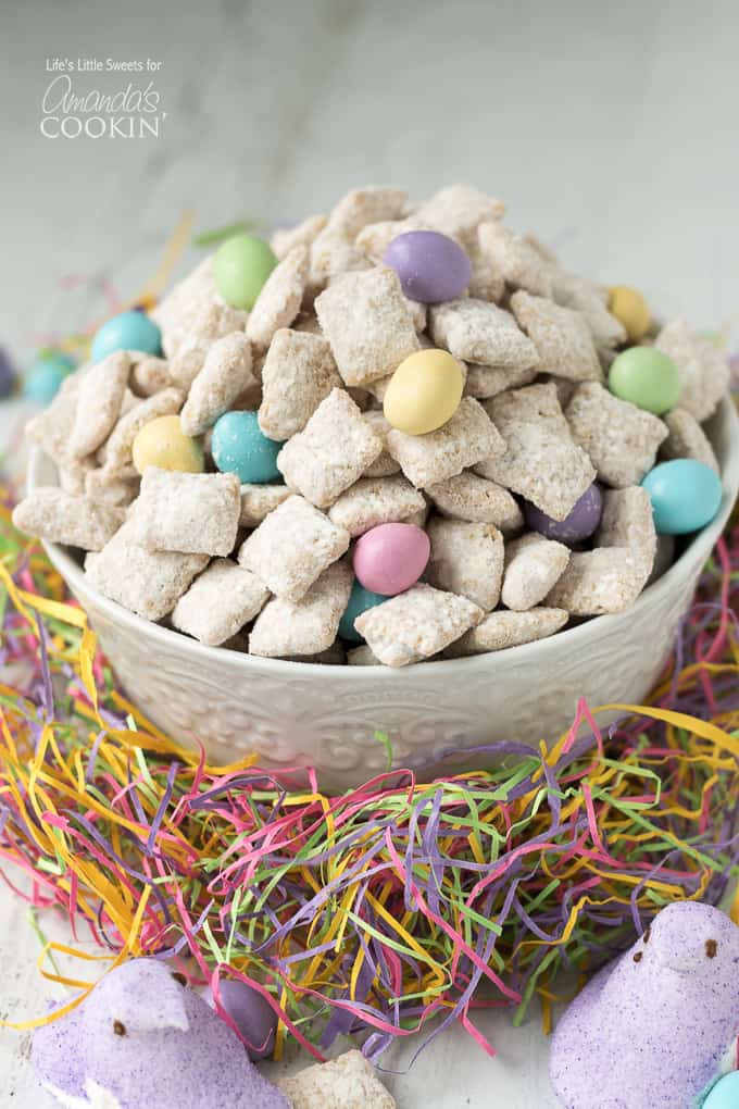 Easter Muddy Buddies/Easter Puppy Chow recipe