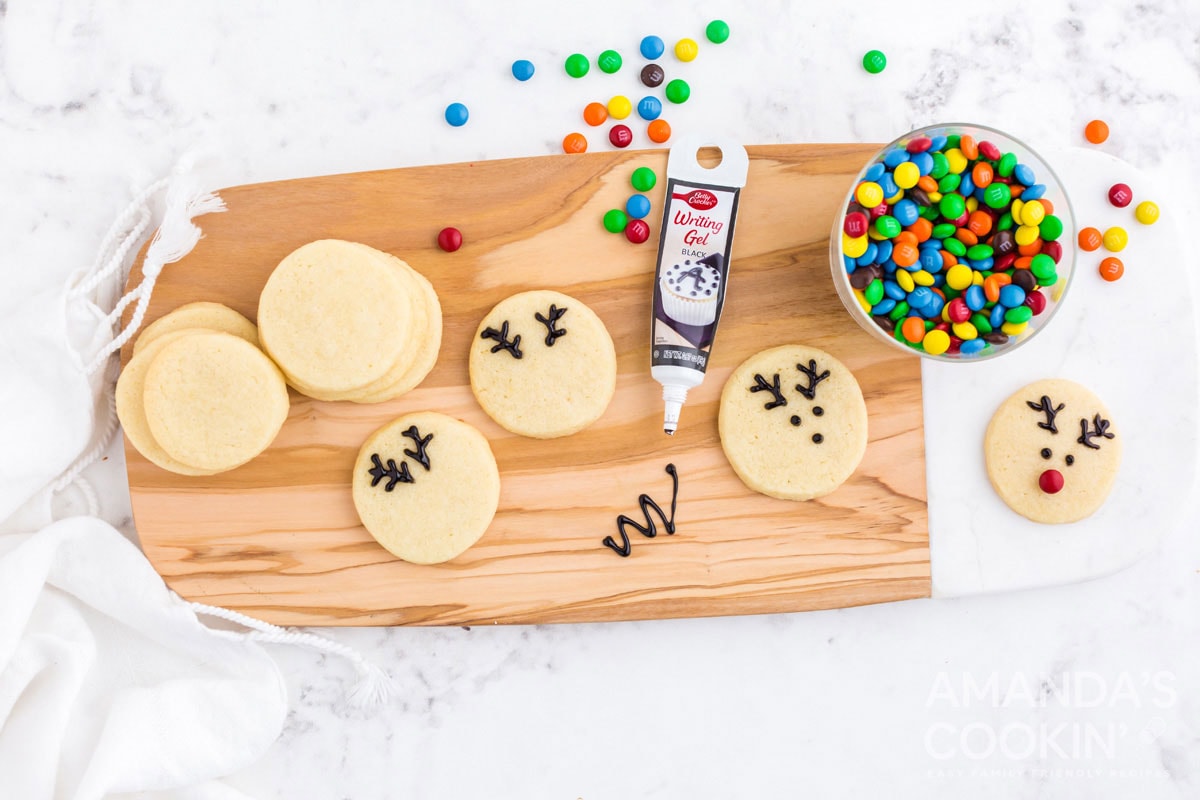 cookies, candy, decorator gel