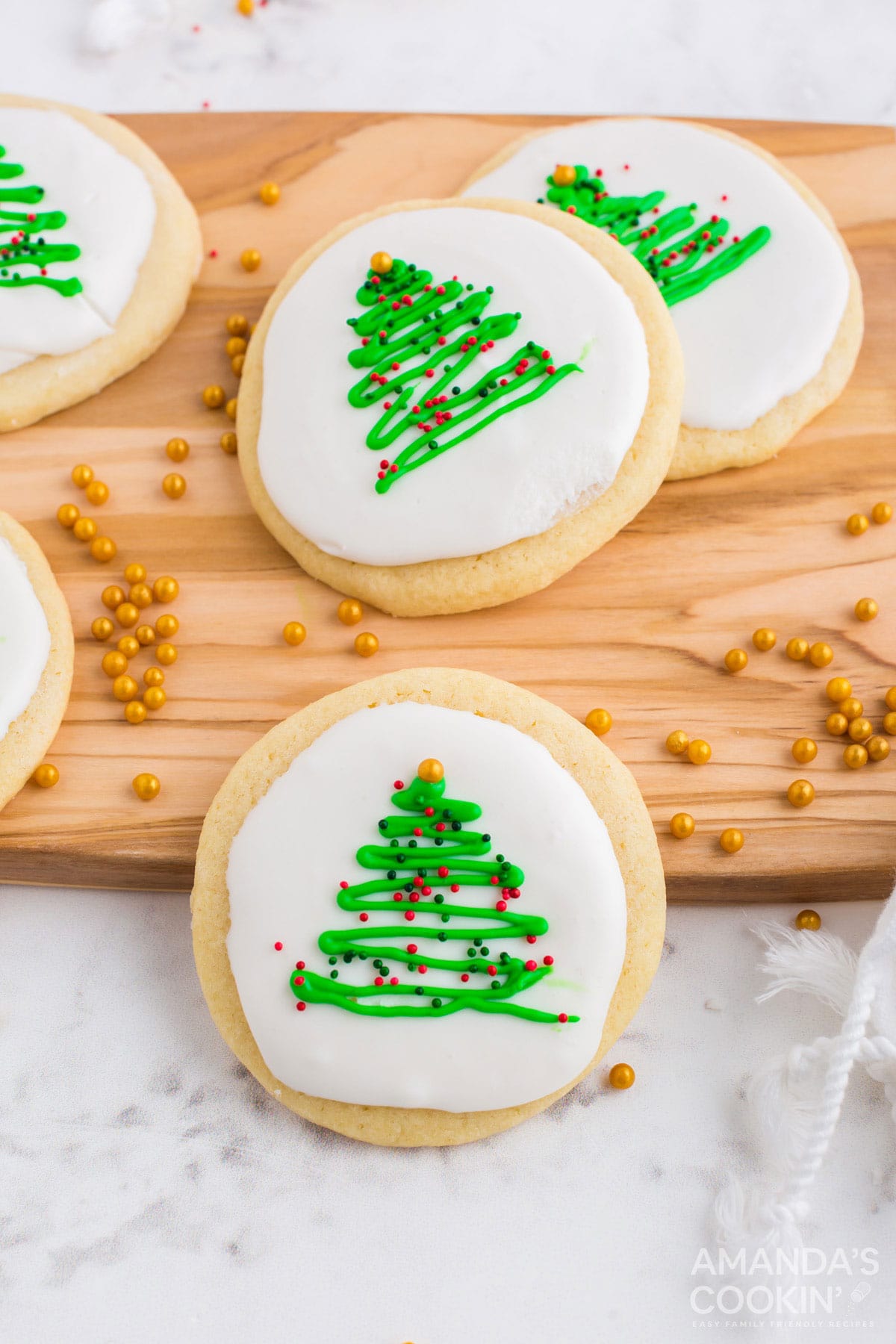 christmas tree cookies