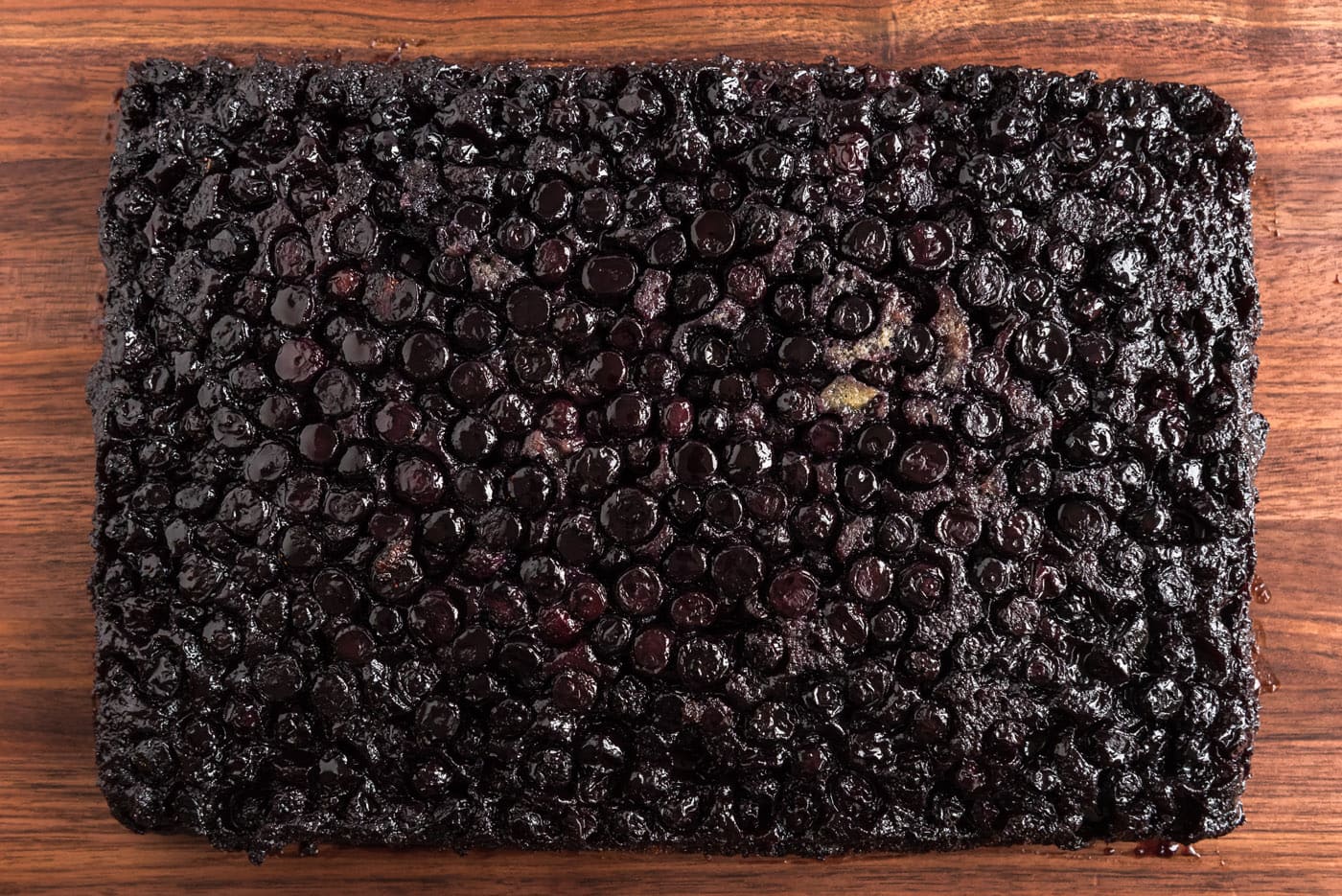 inverted blueberry cake