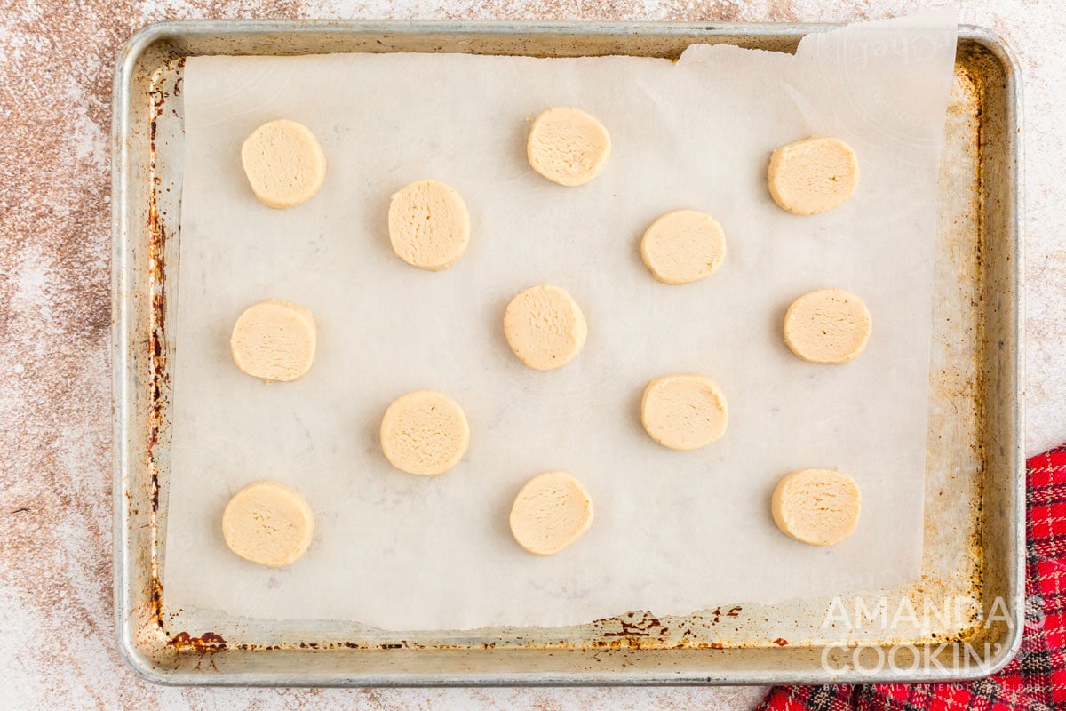 cookies on cookie sheet