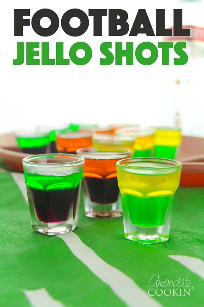 football jello shots