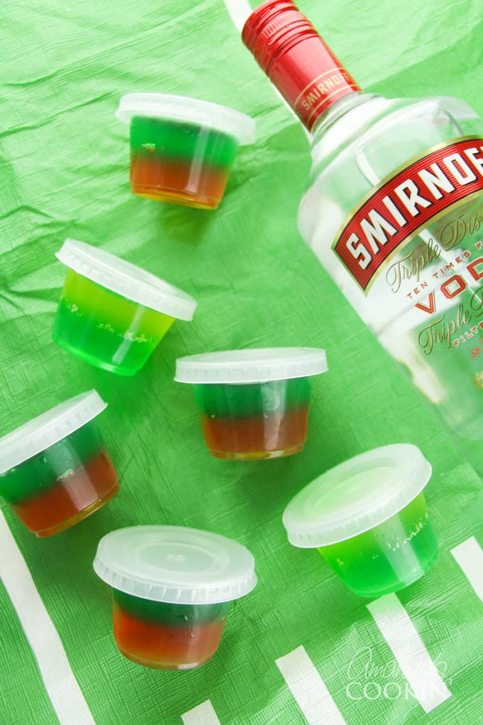 football jello shots