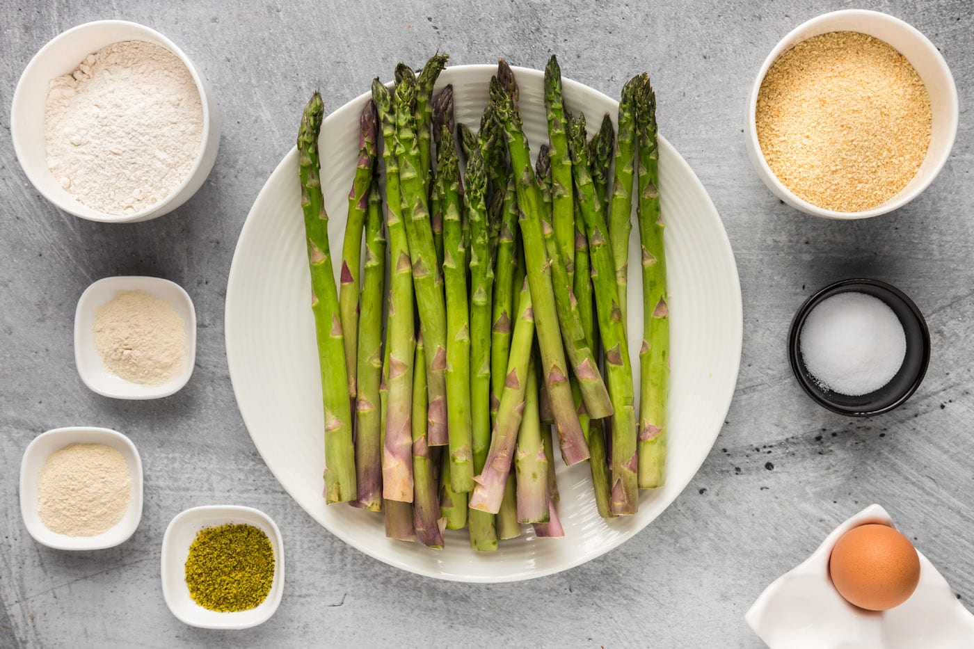 Ingredients for Fried Asparagus