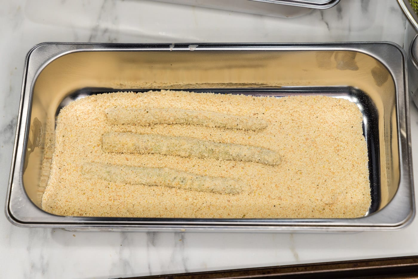 breadcrumb coated asparagus