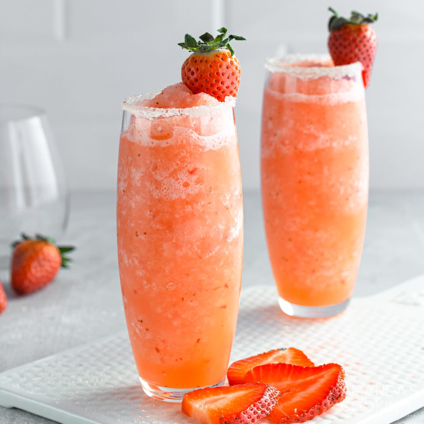 Frozen Strawberry Salty Dog Cocktails