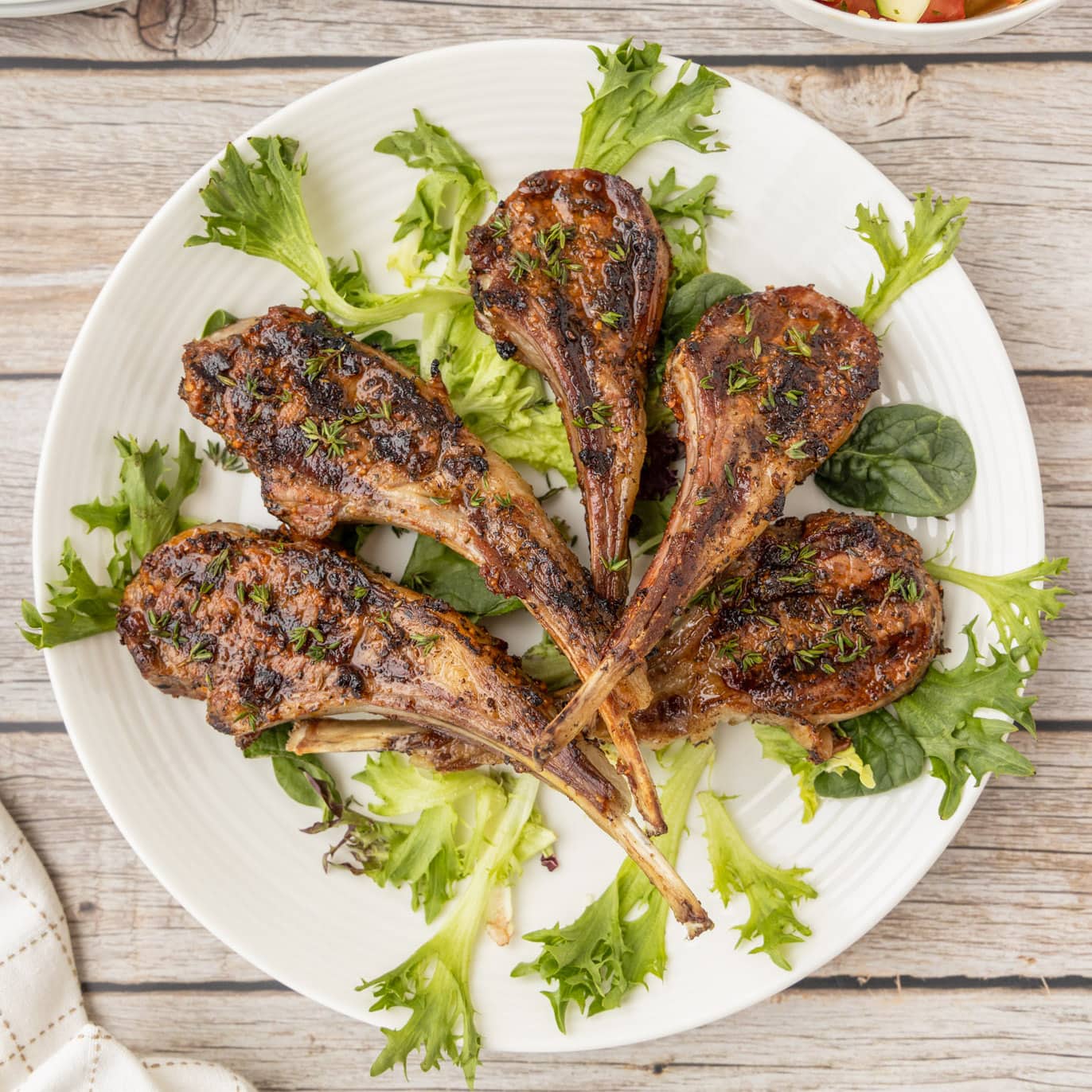 grilled lamb chops