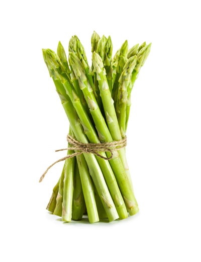 Fresh green asparagus