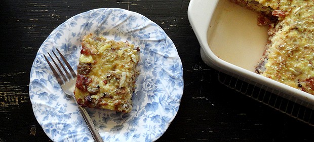 Herbed Breakfast Stuffing Casserole