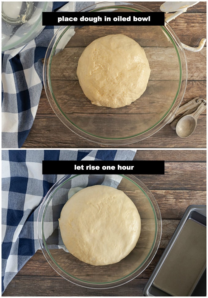 bread dough in a bowl