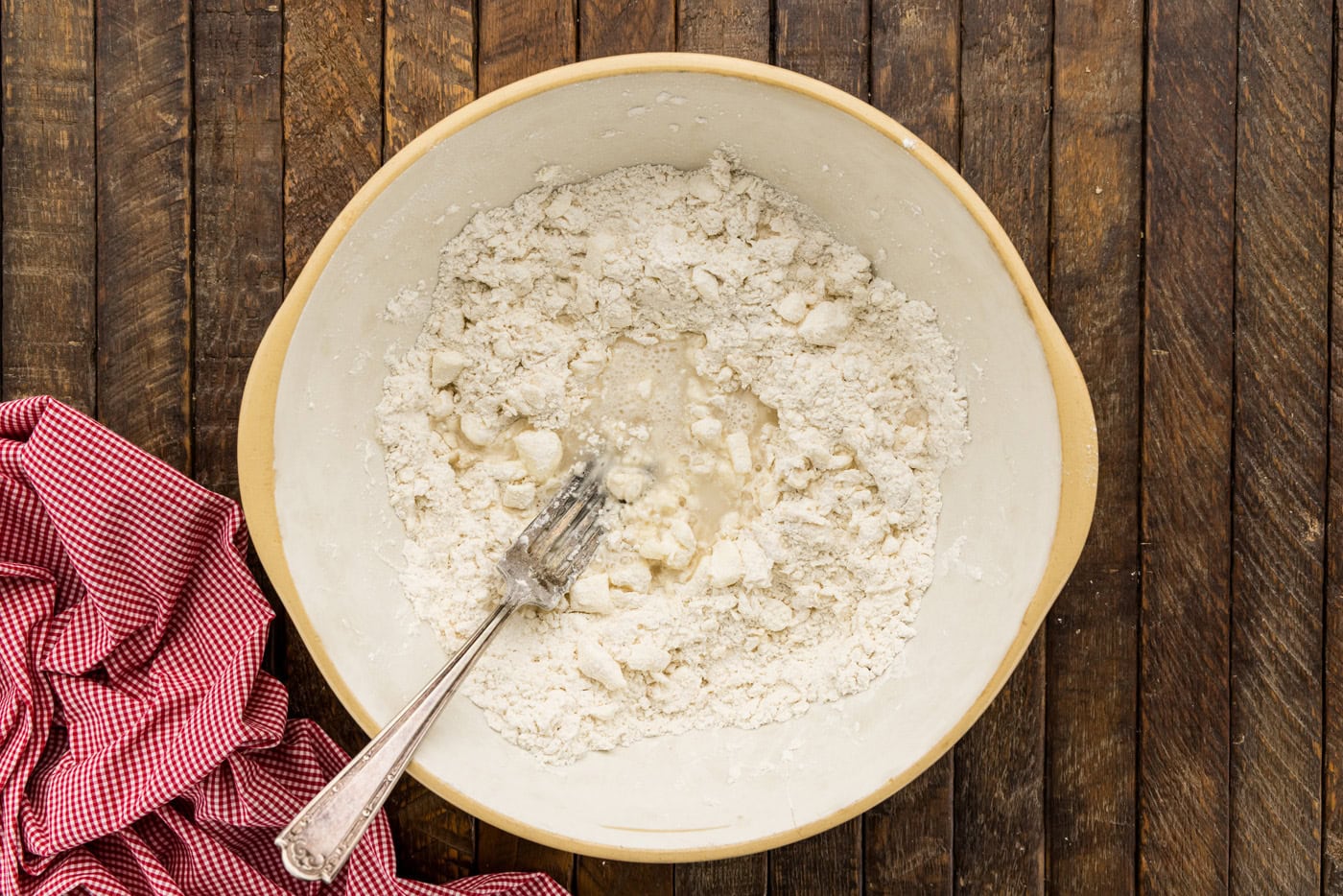 flour and butter for crust