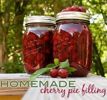 Homemade Cherry Pie Filling