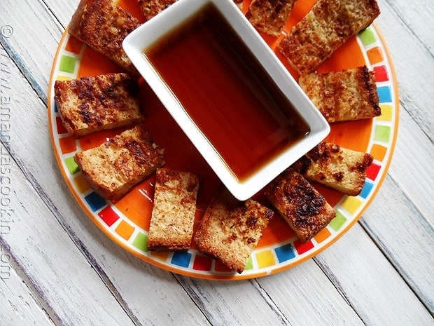 Make your own freezer french toast sticks - AmandasCookin.com