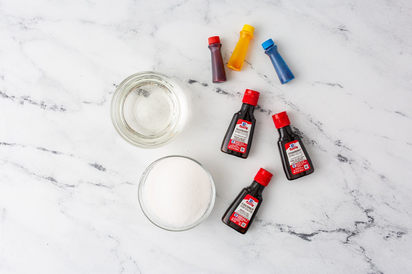 ingredients for Homemade Lollipops