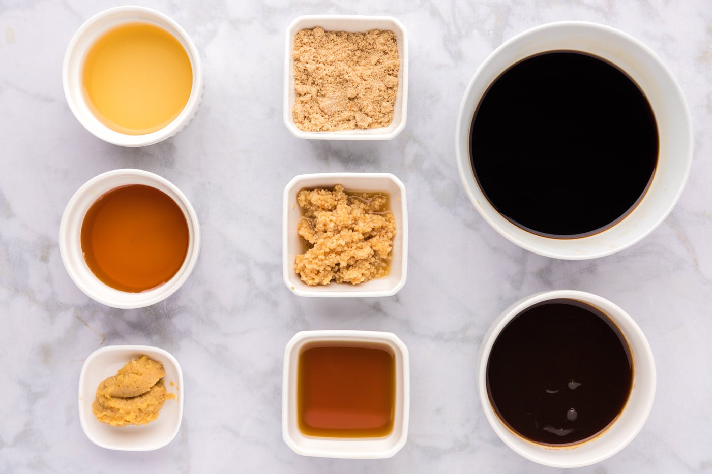 Ingredients for Homemade Teriyaki Sauce
