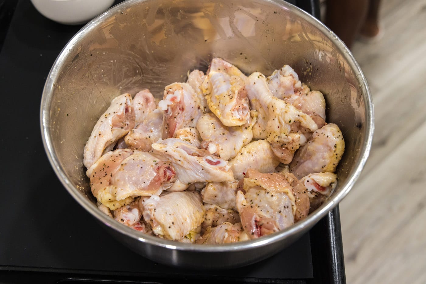 chicken wings in a bowl