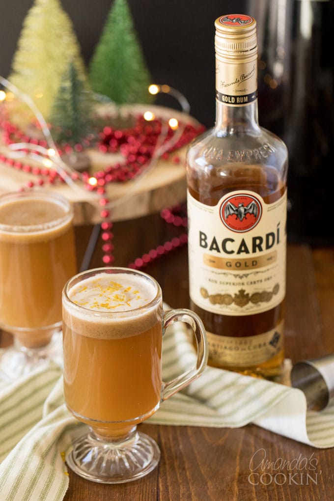 two glasses of hot toddy