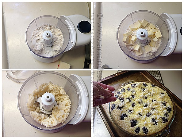 Blackberry Coconut Impossible Pie