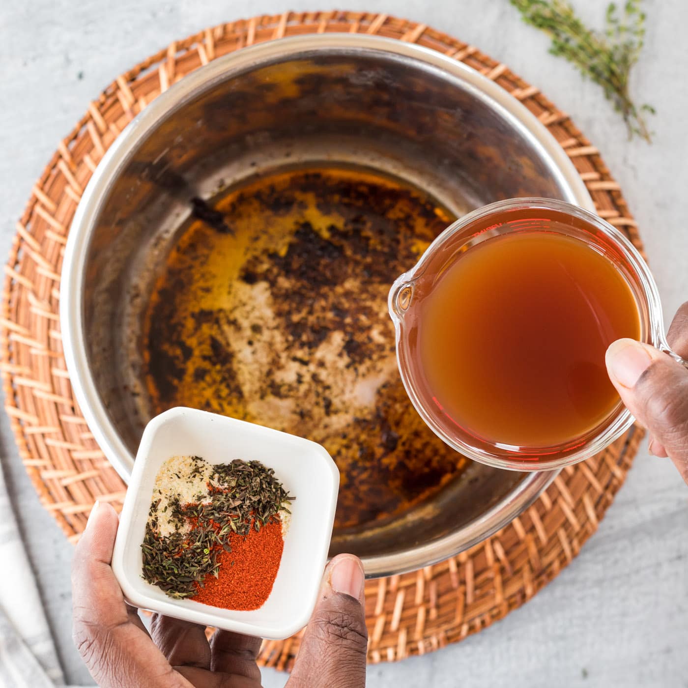 beef short rib broth in the instant pot