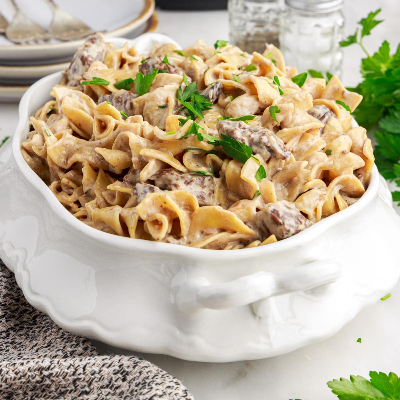 Instant Pot Beef Stroganoff