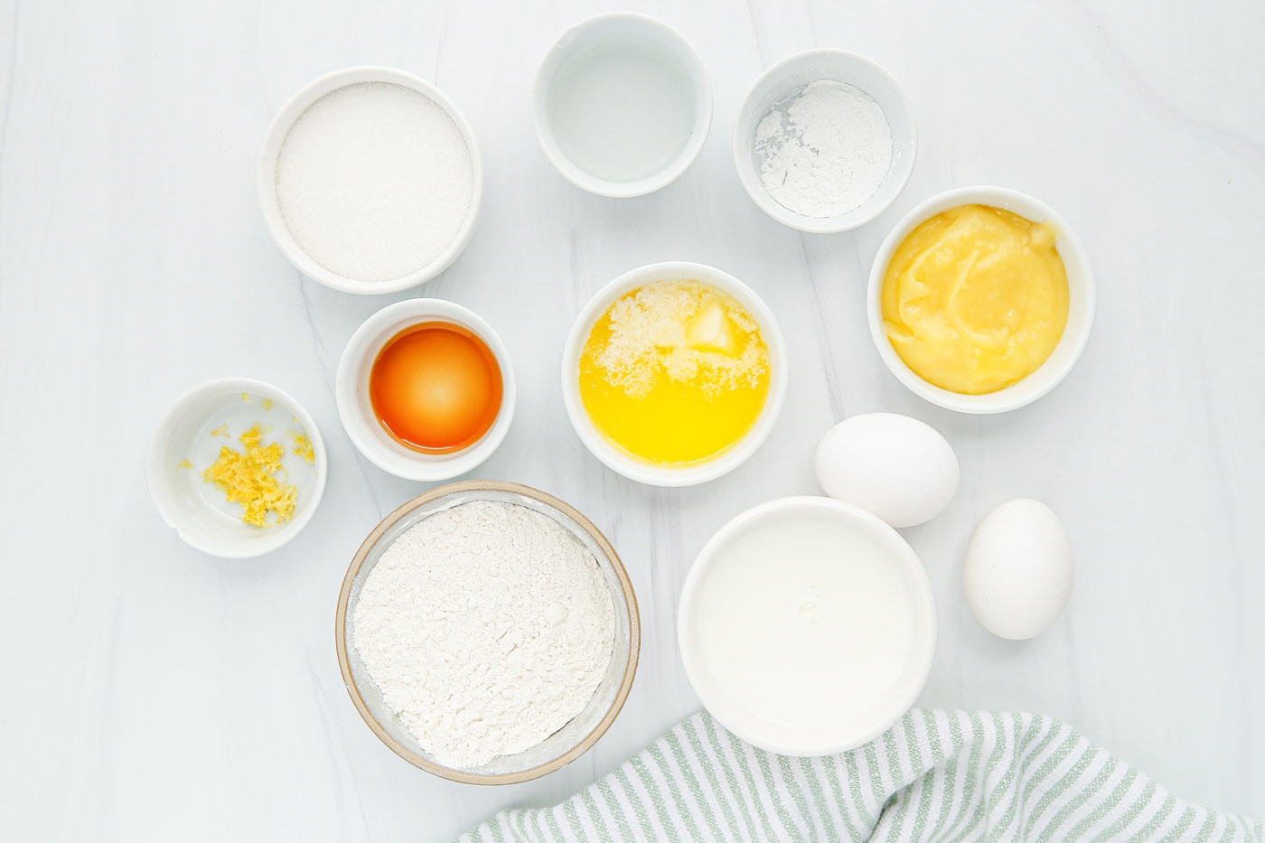 ingredients for Instant Pot Lemon Cake