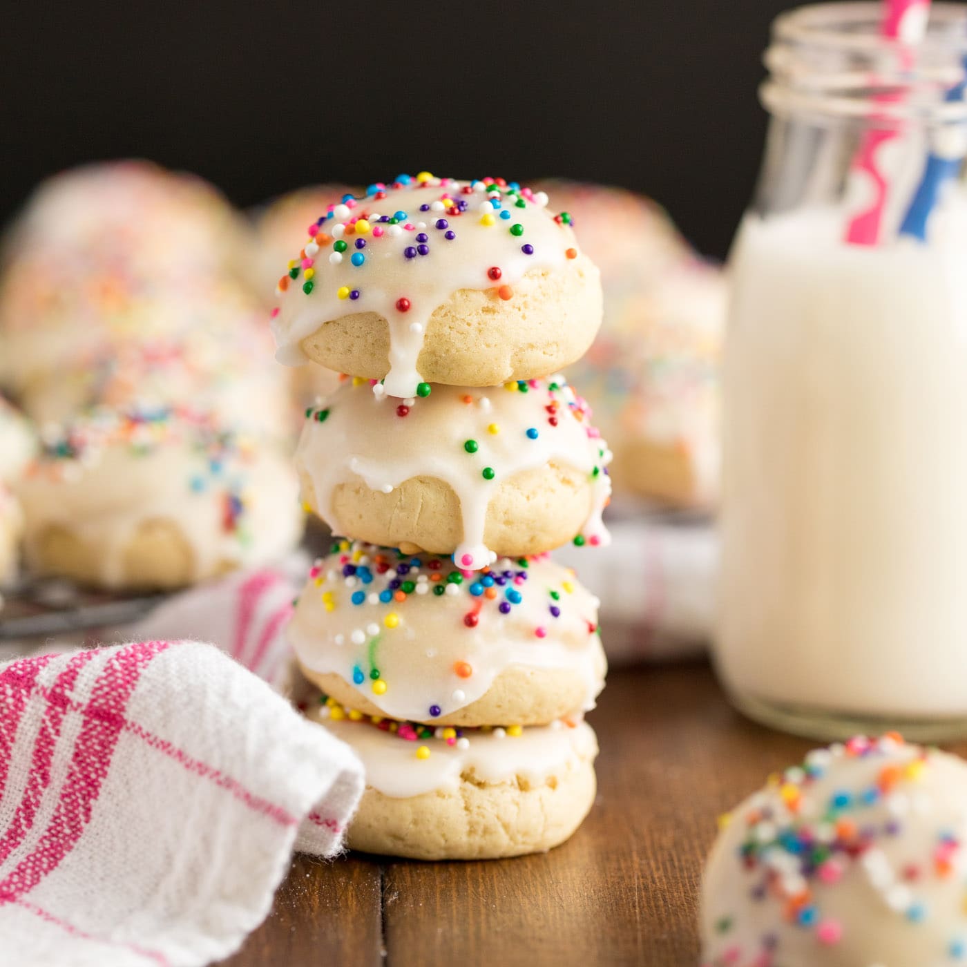 stack of Italian Anisette Cookies