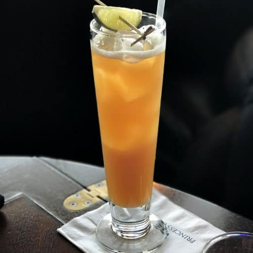 Drinks at the Wheelhouse Bar on board Island Princess Alaskan Cruise through Princess Cruise LInes