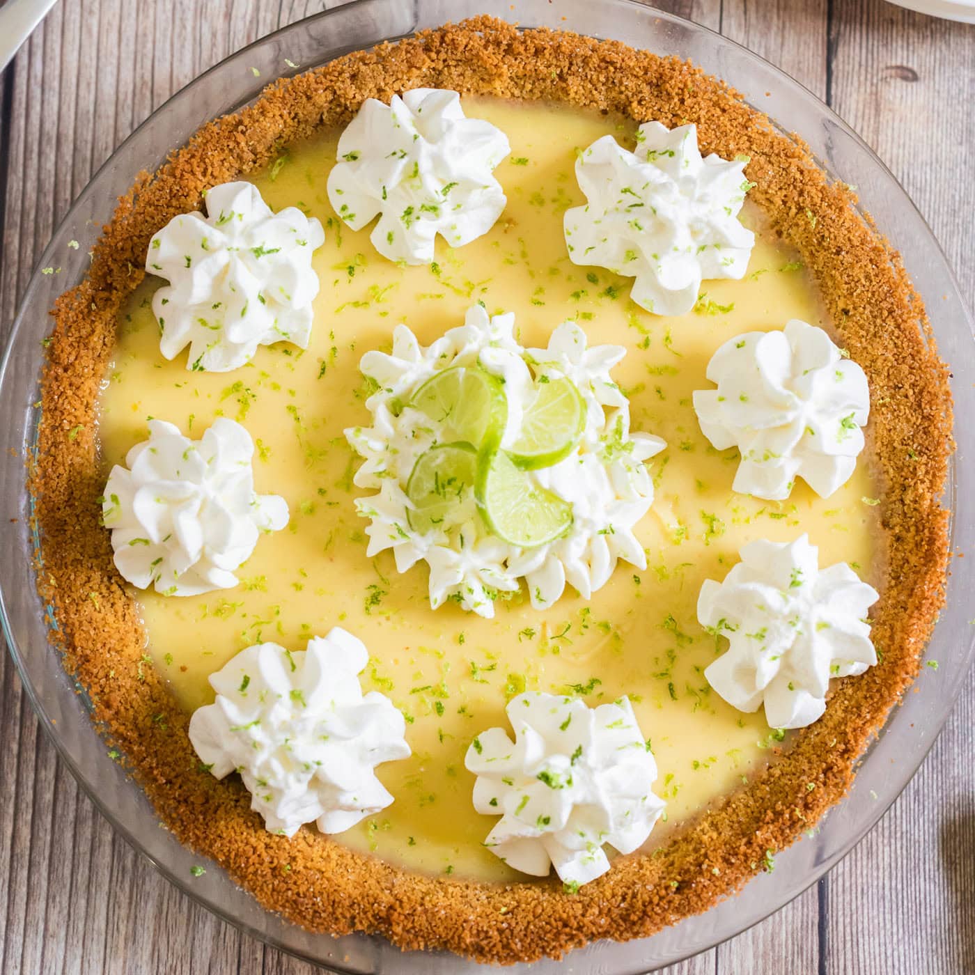 Close up photo of Key Lime Pie
