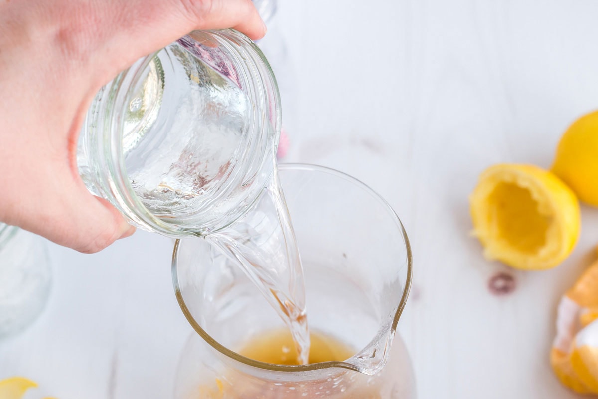 Adding Triple Sec to a pitcher