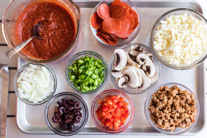ingredients for pizza