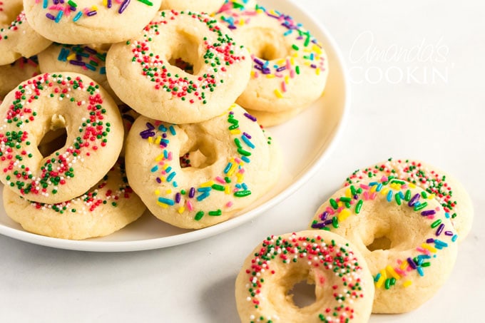 plate of mexican cookies