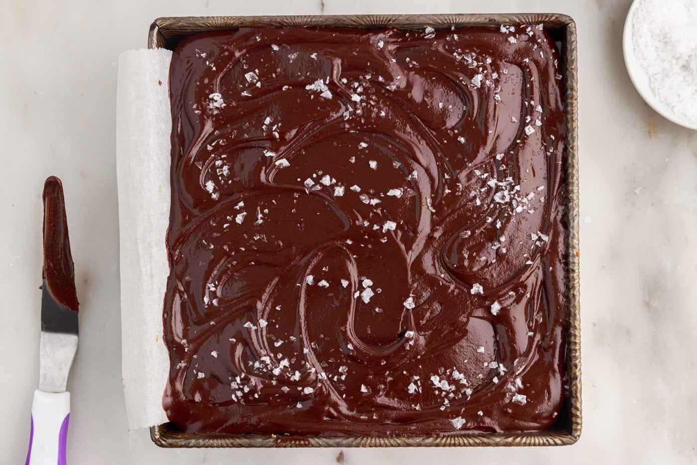 millionaires bars topped with sea salt