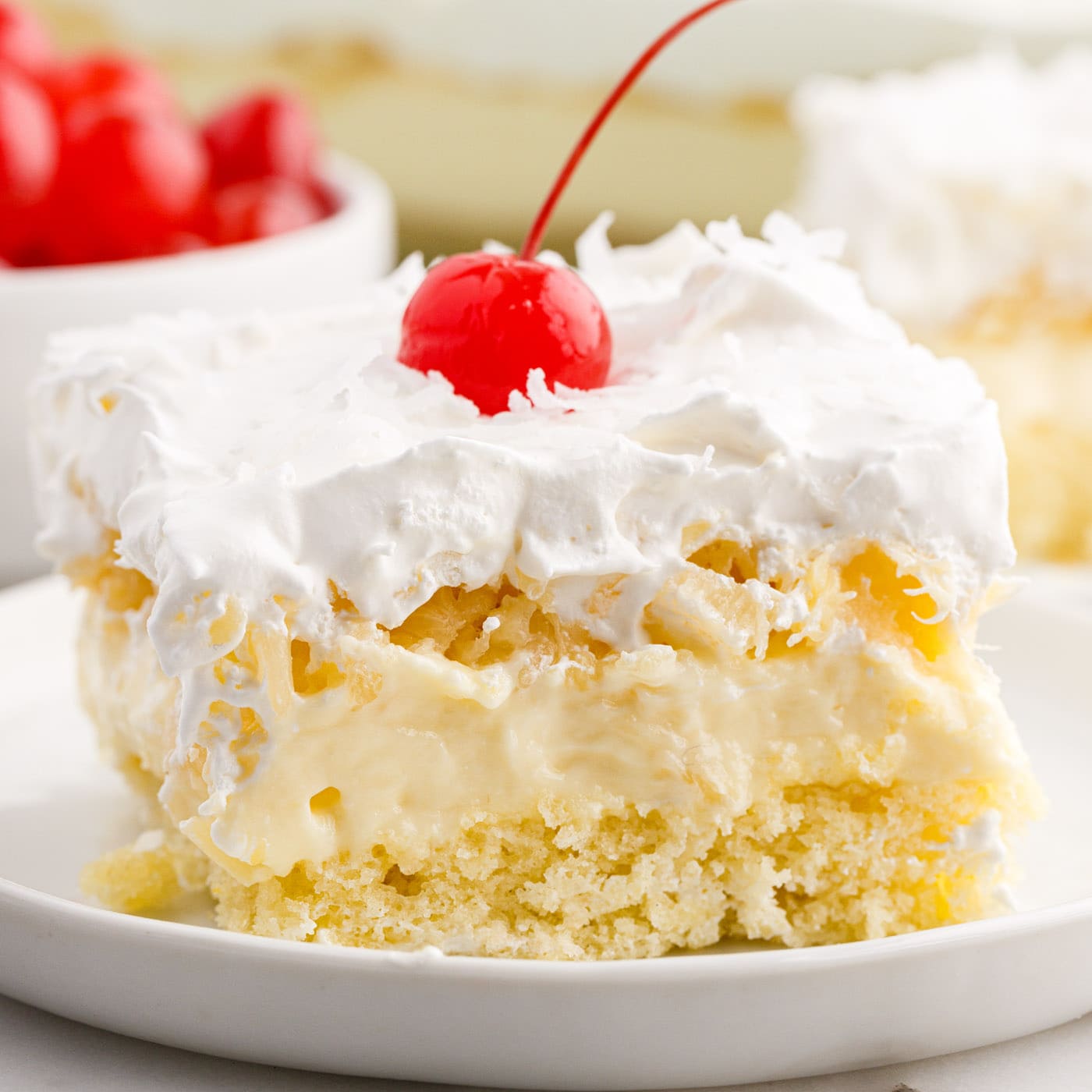 Close up photo of a piece of Millionaire Cake