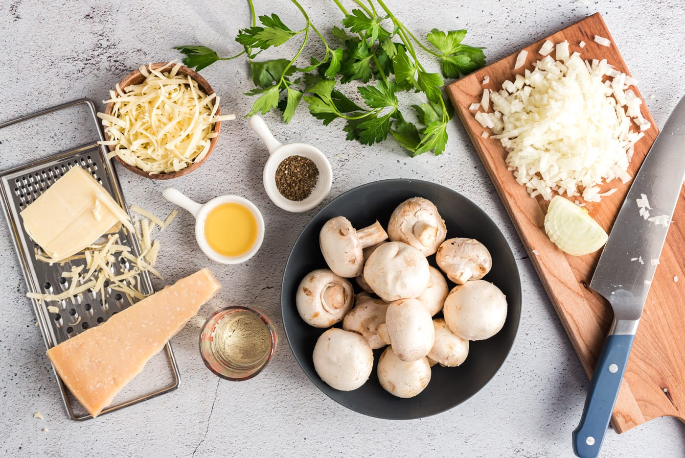 stuffed mushrooms ingredients