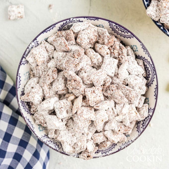 bowl of muddy buddies
