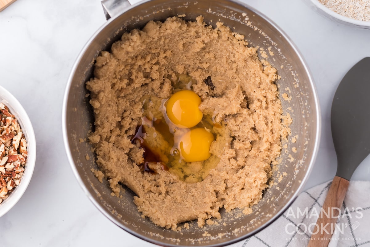 eggs in cookie dough