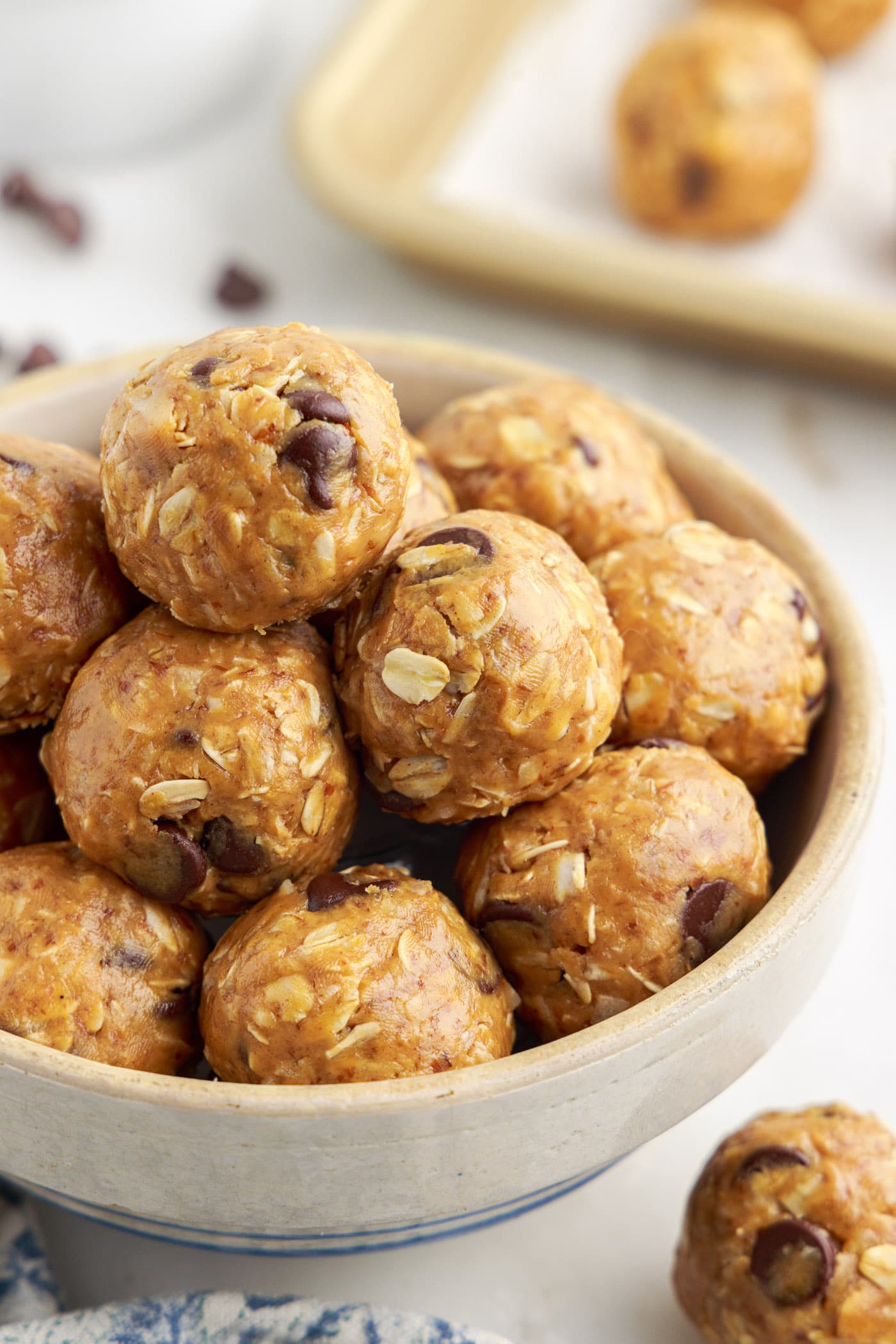 bowl of No Bake Energy Balls