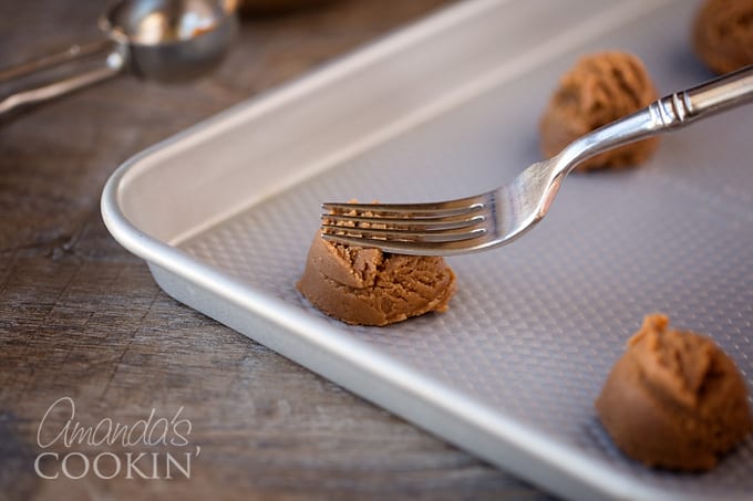 Nutella Peanut Butter Cookies step