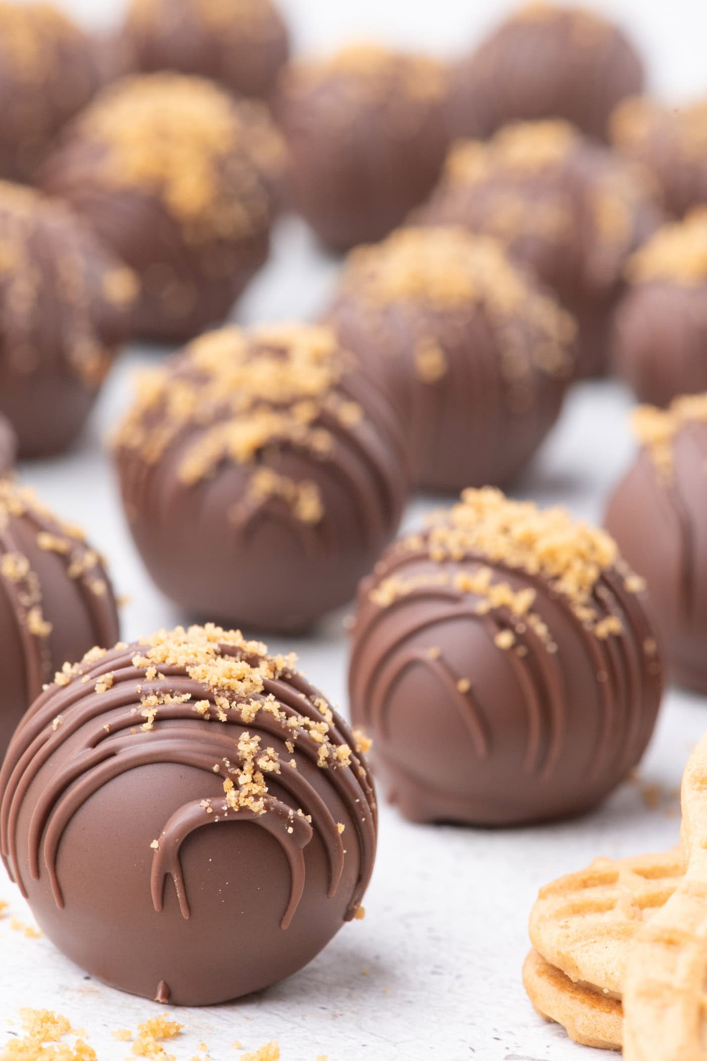 Close up photo of Nutter Butter Balls