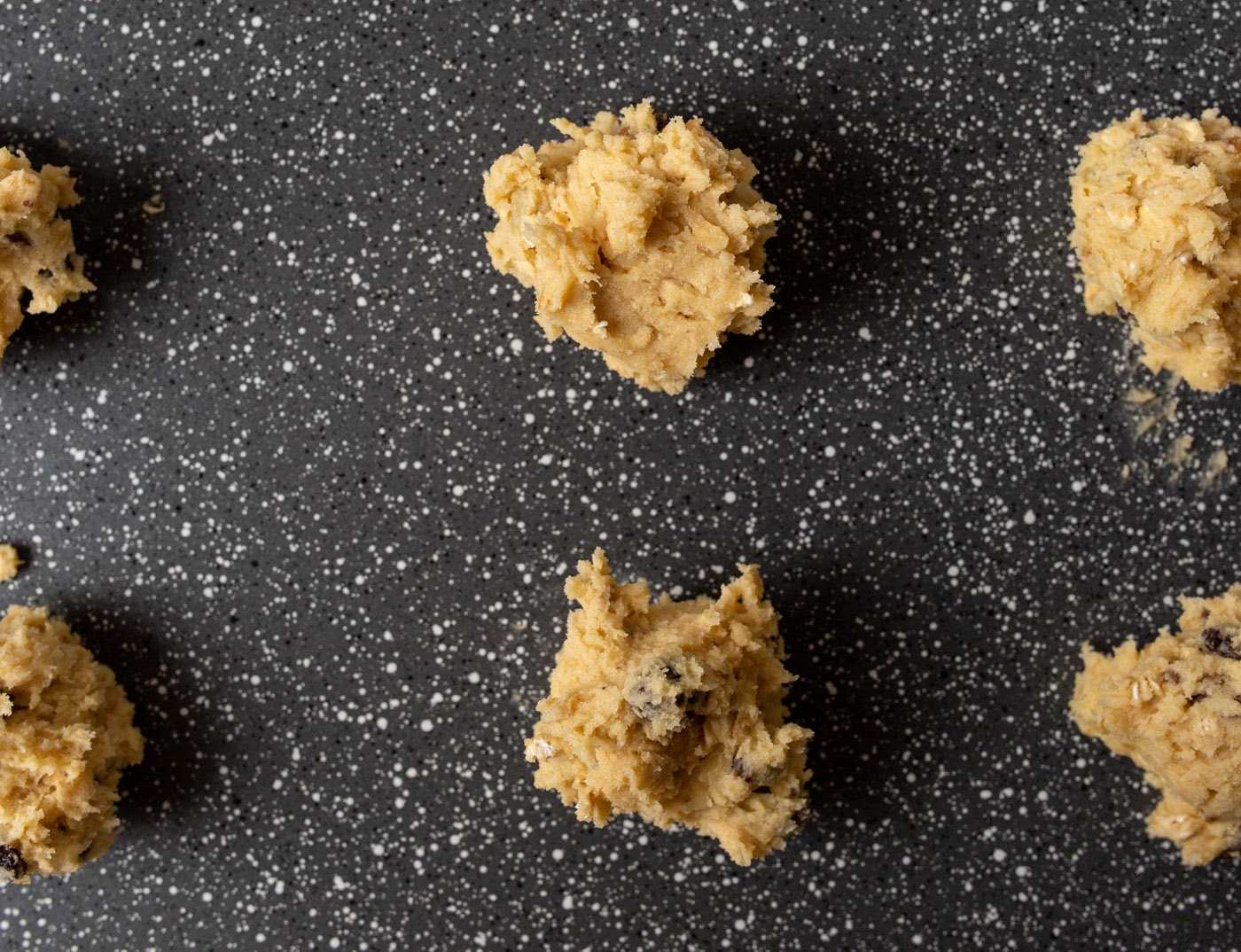 oatmeal raisin cookie dough balls