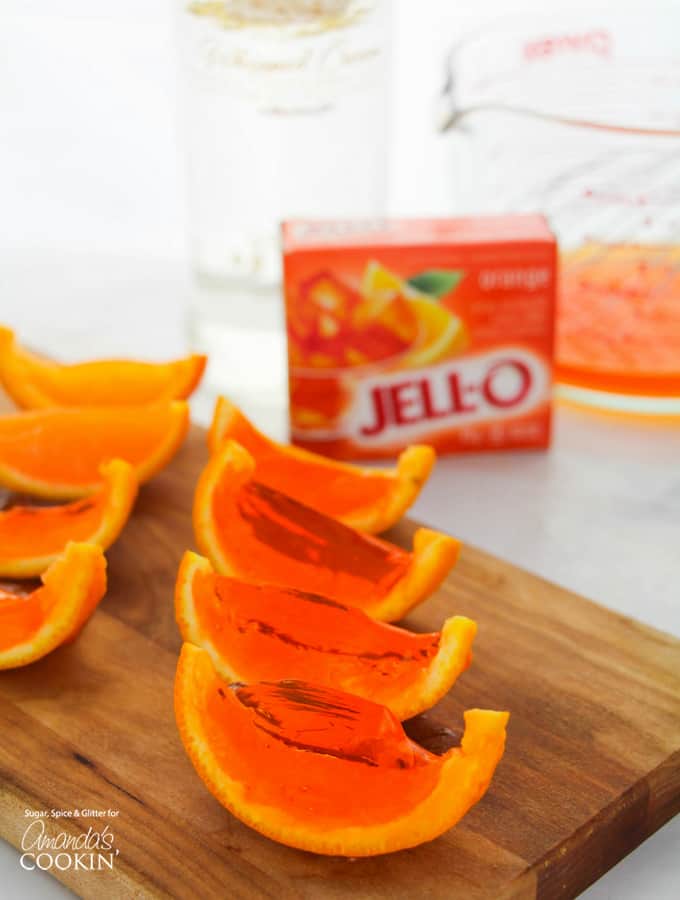These orange Jell-O shots are the perfect party treat!