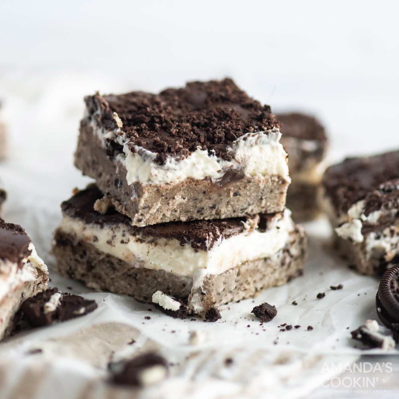 oreo cheesecake bars