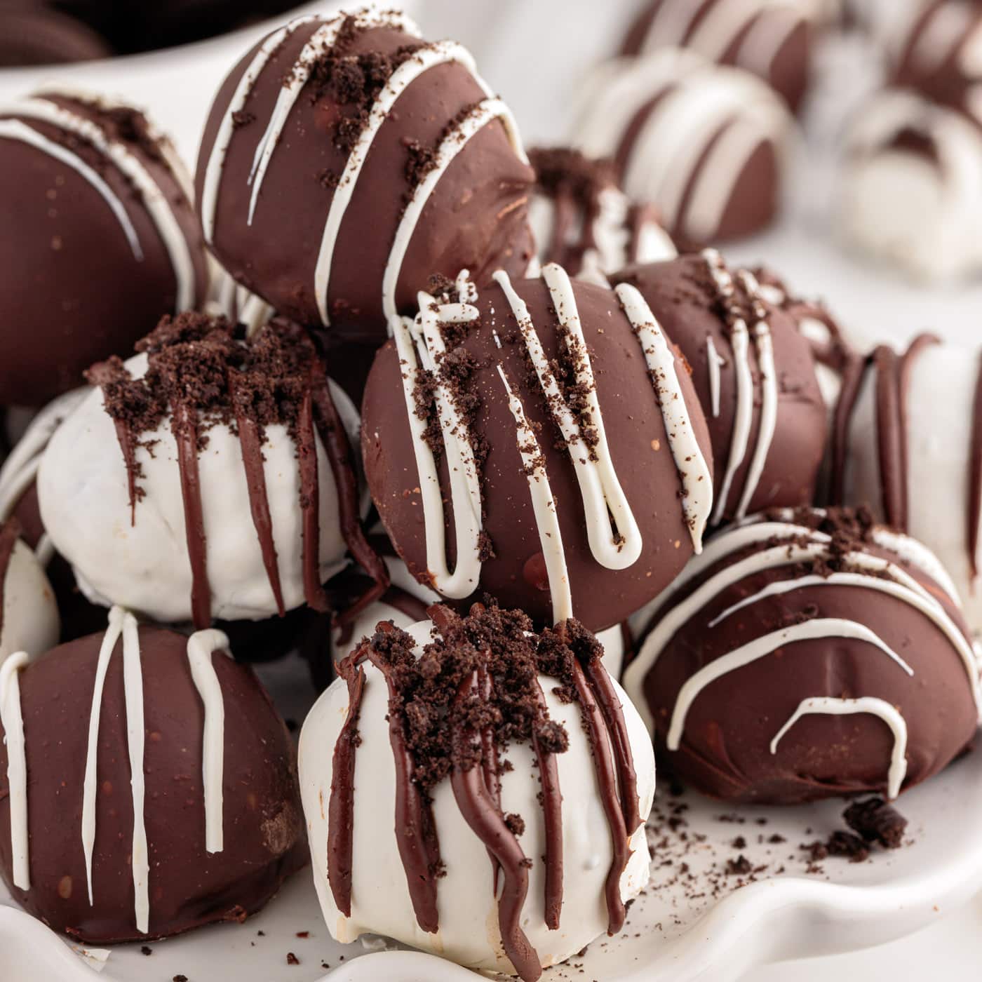 Close up photo of Oreo Truffles